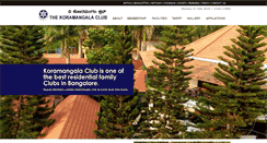 Desktop Screenshot of koramangalaclub.com